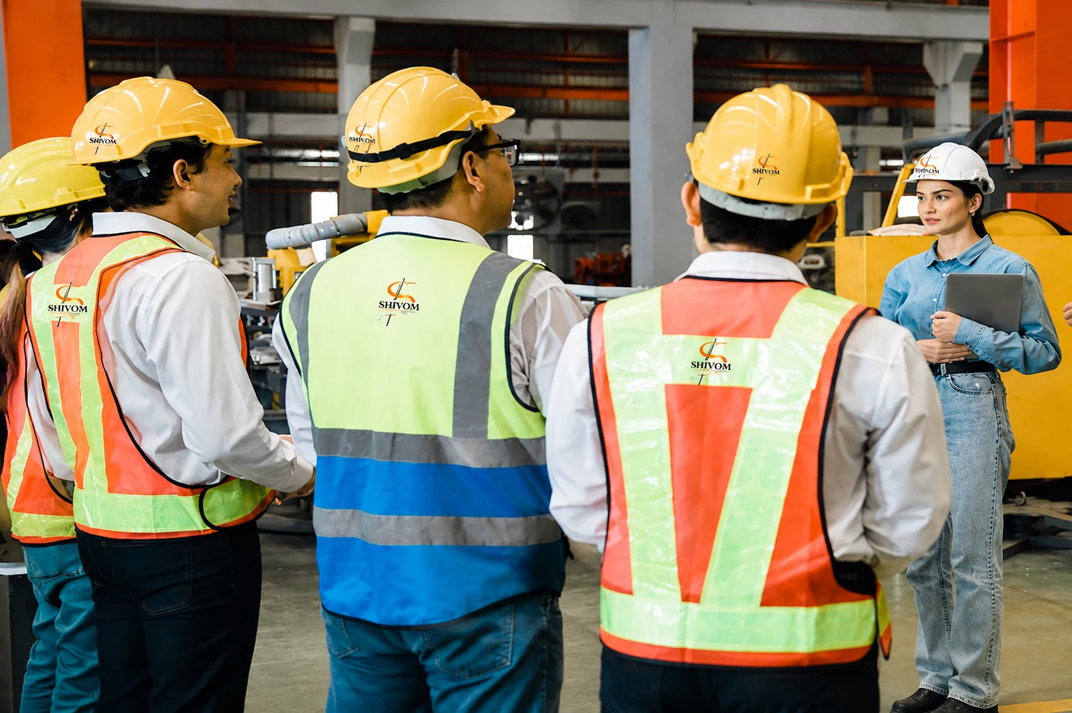 Industrial safety site — Shivom Construction & Supplier